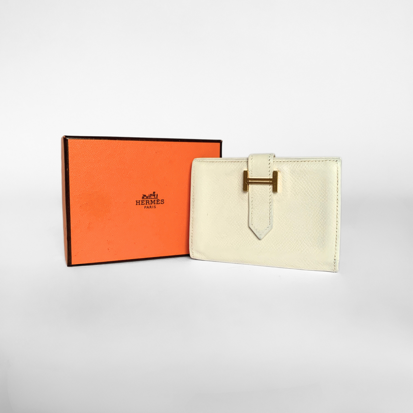 Hermes Bearn Compact Wallet Epsom Noir